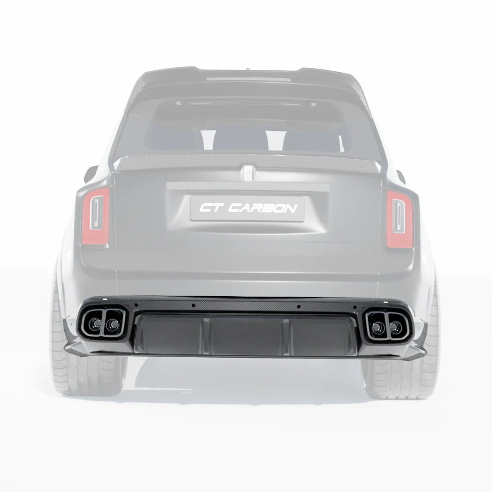 ROLLS ROYCE CULLINAN CARBON FIBRE DIFFUSER AND TIPS - CT DESIGN - Image 4
