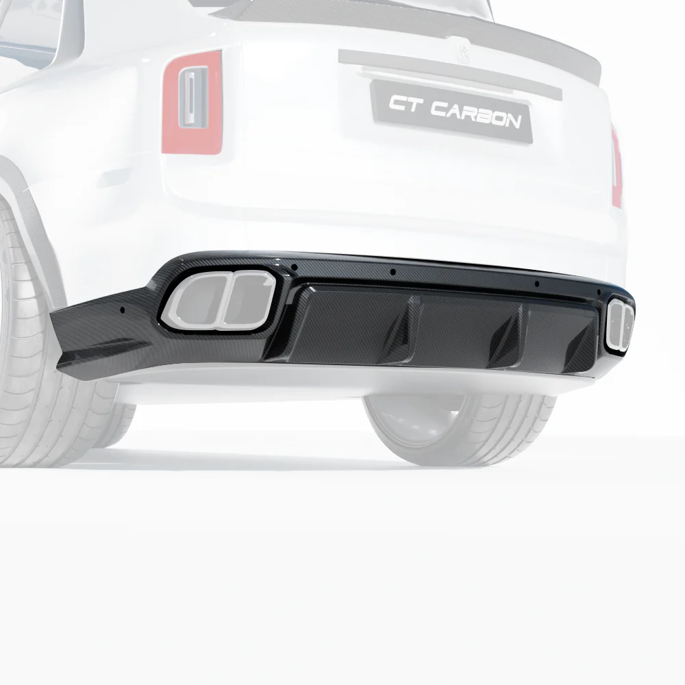 ROLLS ROYCE CULLINAN CARBON FIBRE DIFFUSER AND TIPS - CT DESIGN - Image 5