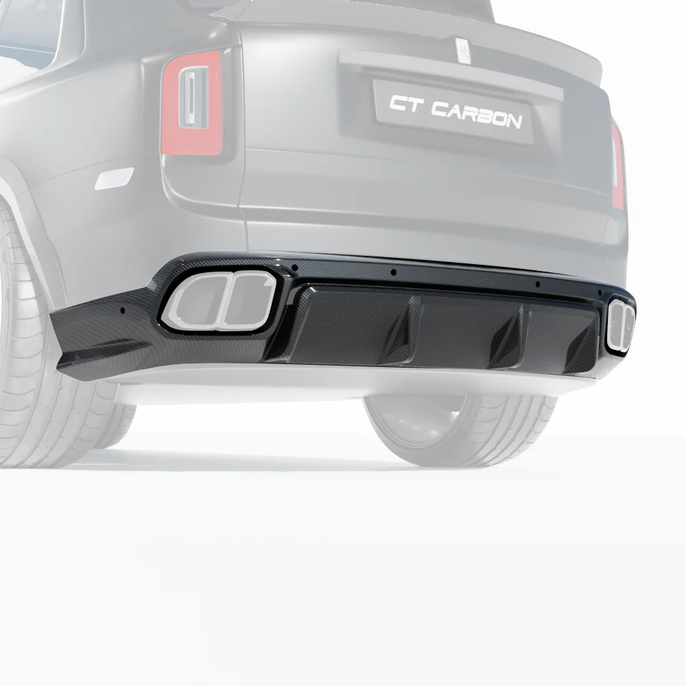 ROLLS ROYCE CULLINAN CARBON FIBRE DIFFUSER AND TIPS - CT DESIGN - Image 6