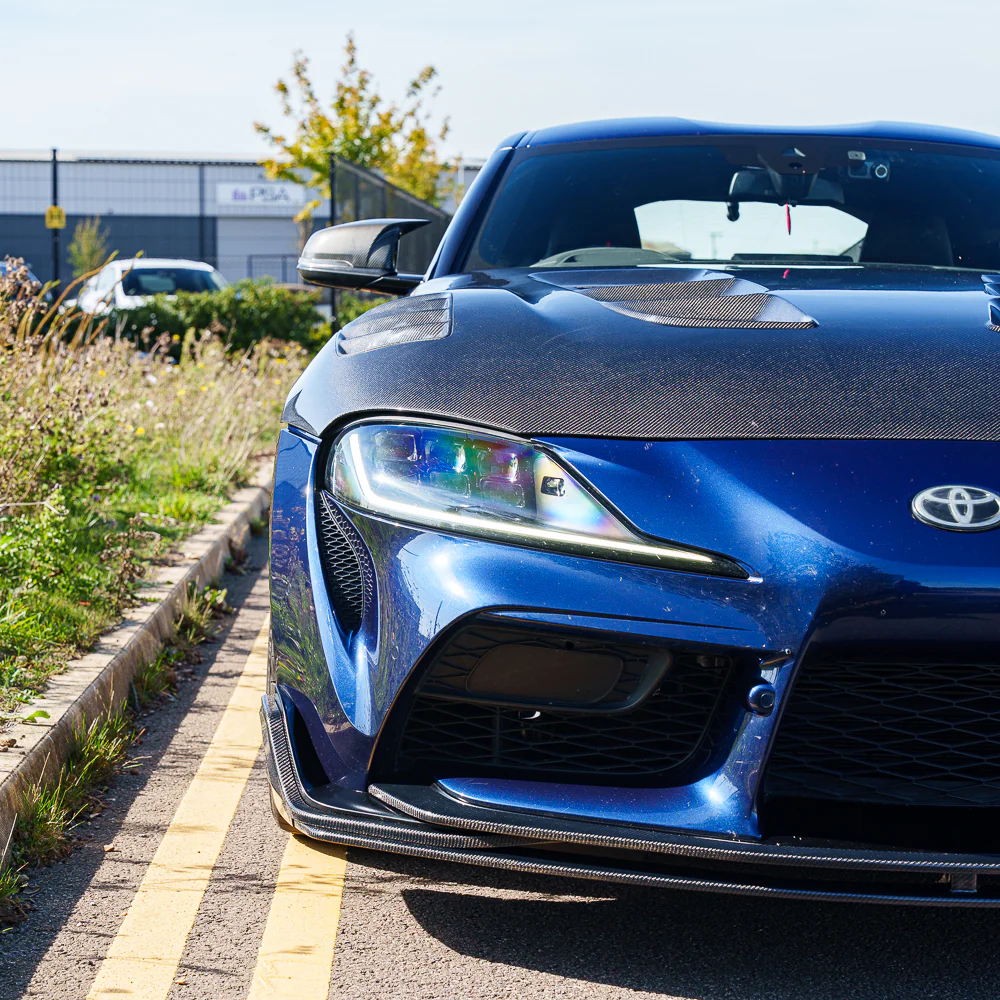 TOYOTA SUPRA 2019+ A90 CARBON FIBRE SPLITTER - V2 - Image 5