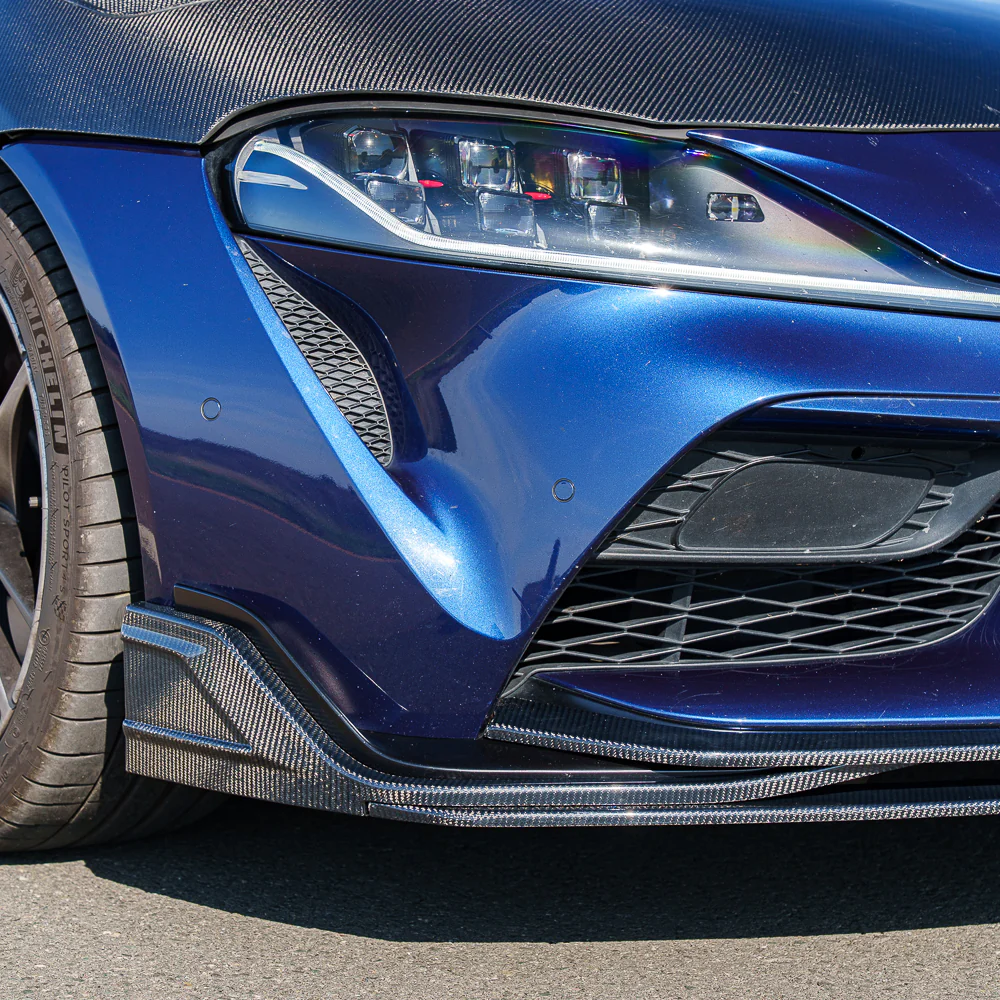 TOYOTA SUPRA 2019+ A90 CARBON FIBRE SPLITTER - V2 - Image 6
