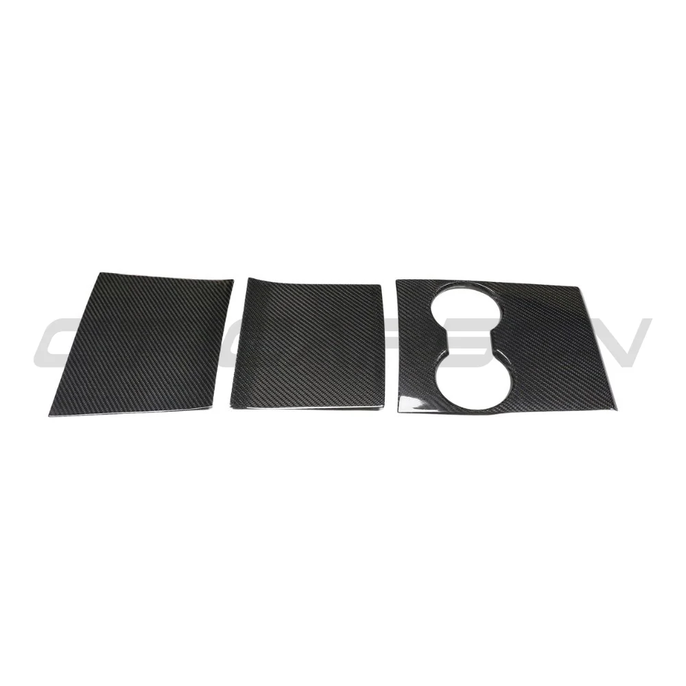 TESLA MODEL 3 2017-2023 CARBON FIBRE CENTRE CONSOLE ADD ON - Image 3