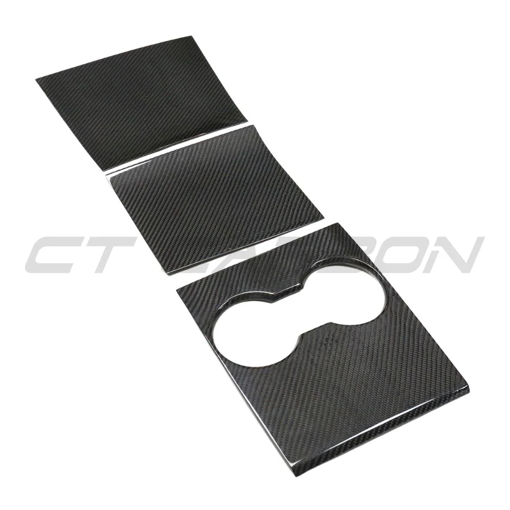 TESLA MODEL 3 2017-2023 CARBON FIBRE CENTRE CONSOLE ADD ON - Image 7