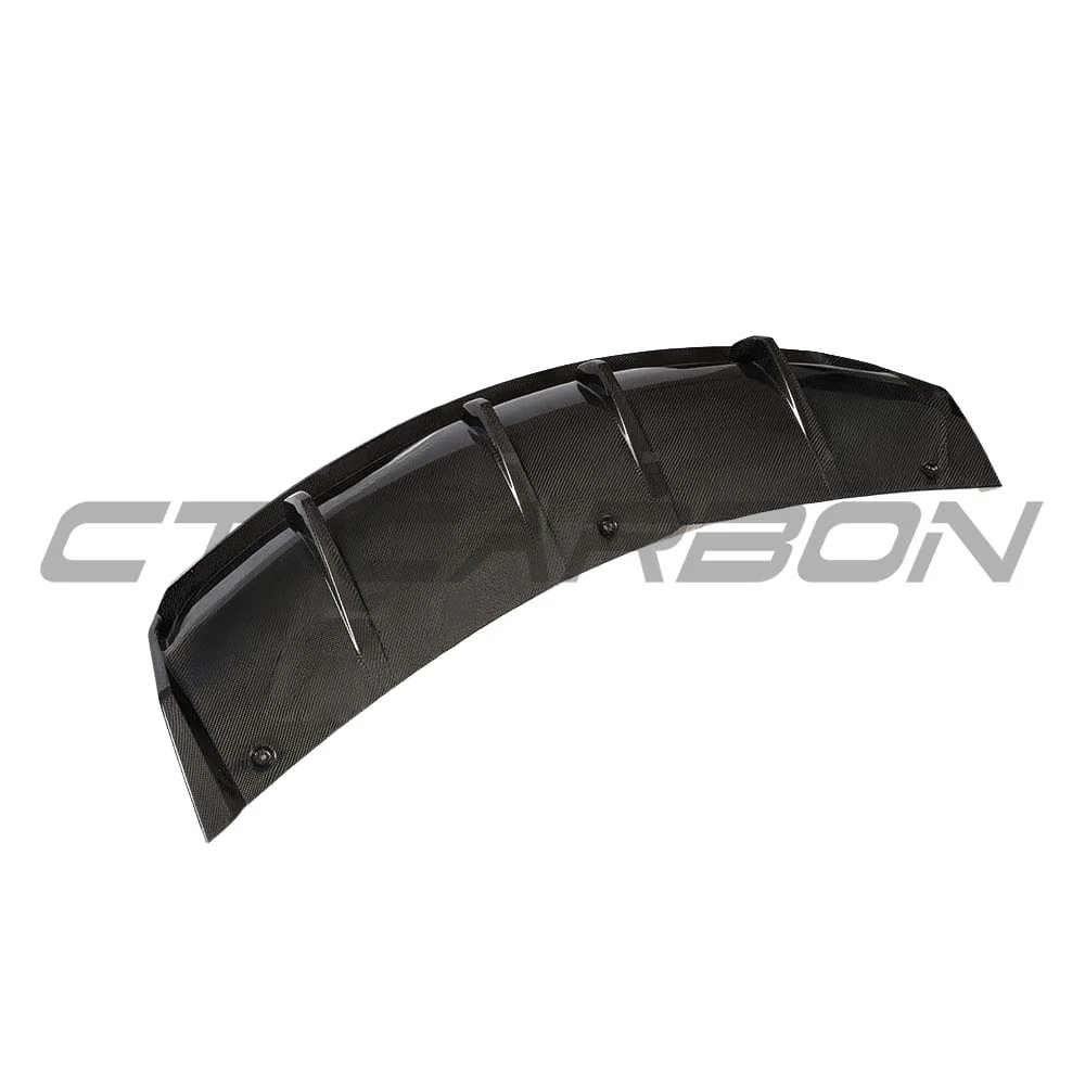 TESLA MODEL 3 2017-2023 CARBON FIBRE DIFFUSER - V1 - CT DESIGN - Image 8