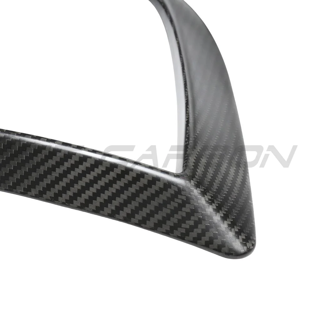 TESLA MODEL 3 2017-2023 CARBON FIBRE FRONT BUMPER CANARDS - Image 9