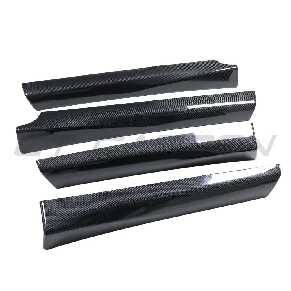 TESLA MODEL 3 2017-2023 CARBON FIBRE INTERIOR DOOR PANEL TRIM ADD ON - Image 2
