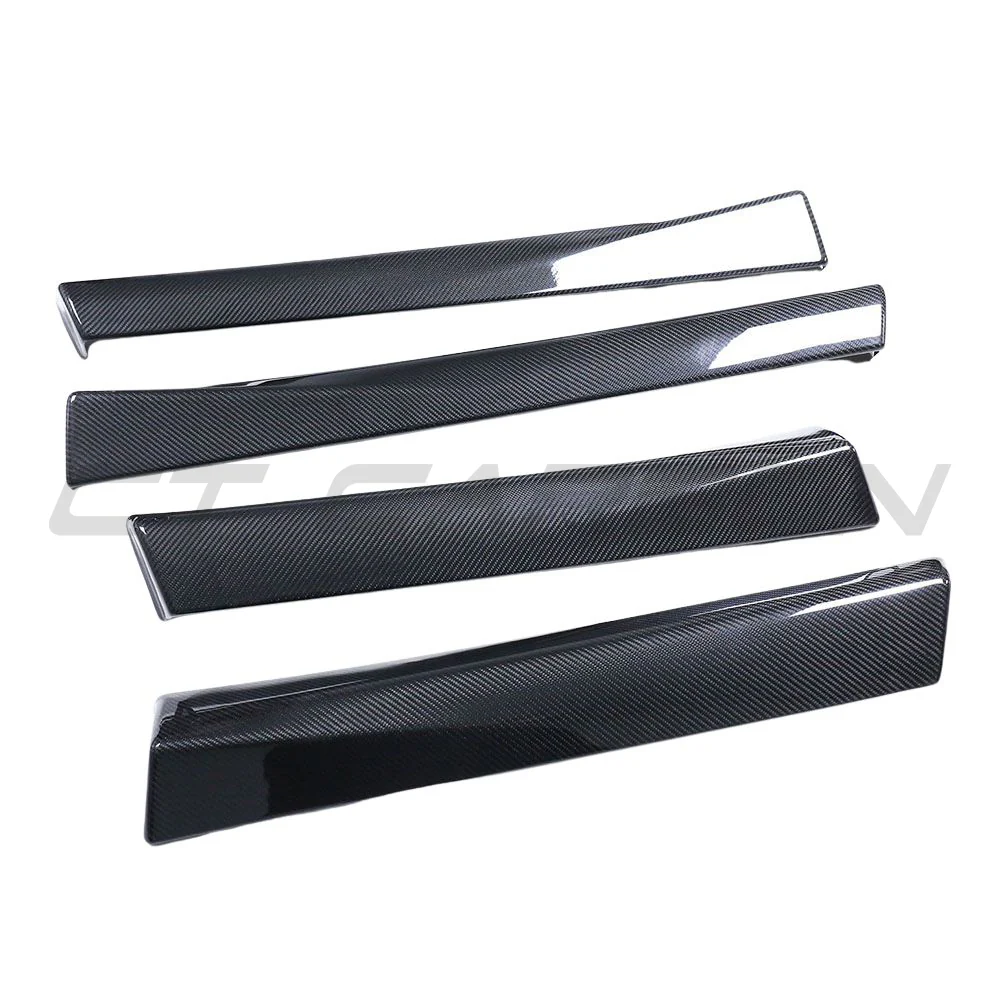 TESLA MODEL 3 2017-2023 CARBON FIBRE INTERIOR DOOR PANEL TRIM ADD ON - Image 7