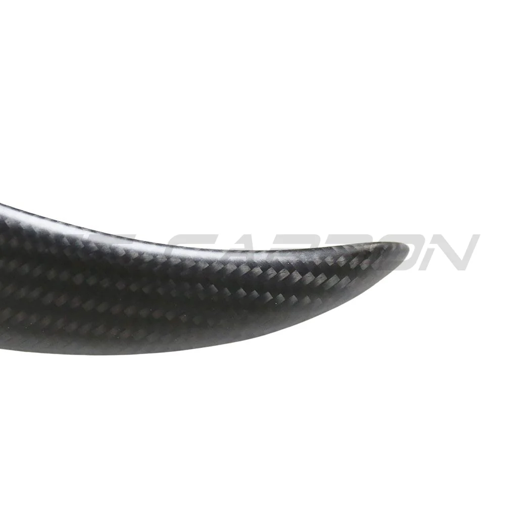 TESLA MODEL 3 2017-2023 MATTE CARBON FIBRE FRONT BUMPER CANARDS - Image 5