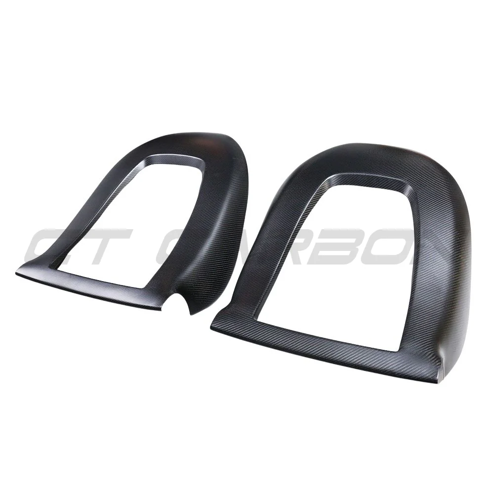 TESLA MODEL 3 2017-2023 MATTE CARBON FIBRE SEAT BACK COVERS - Image 5