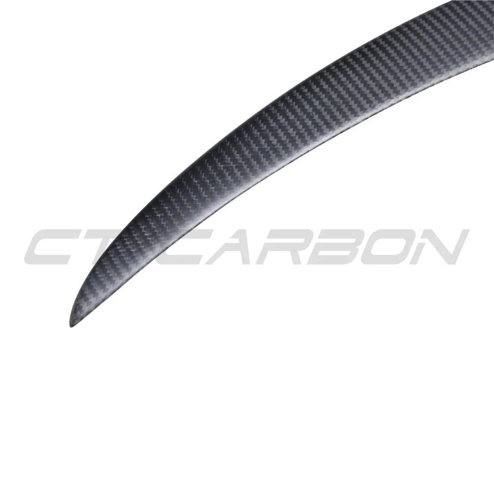 TESLA MODEL 3 2017-2023 MATTE CARBON FIBRE SPOILER - V6 - Image 5