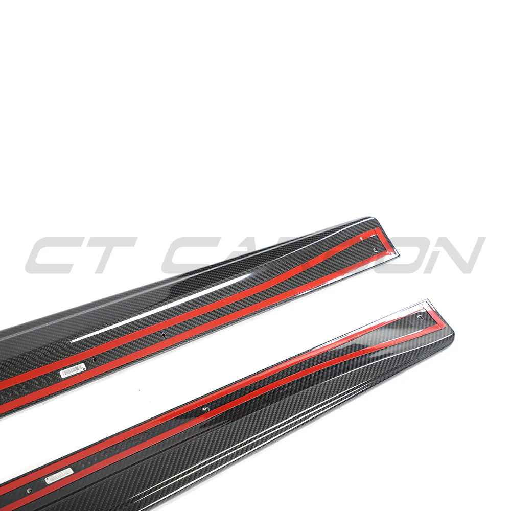 TESLA MODEL 3 2023+ CARBON FIBRE SIDE SKIRTS - V2 - Image 7