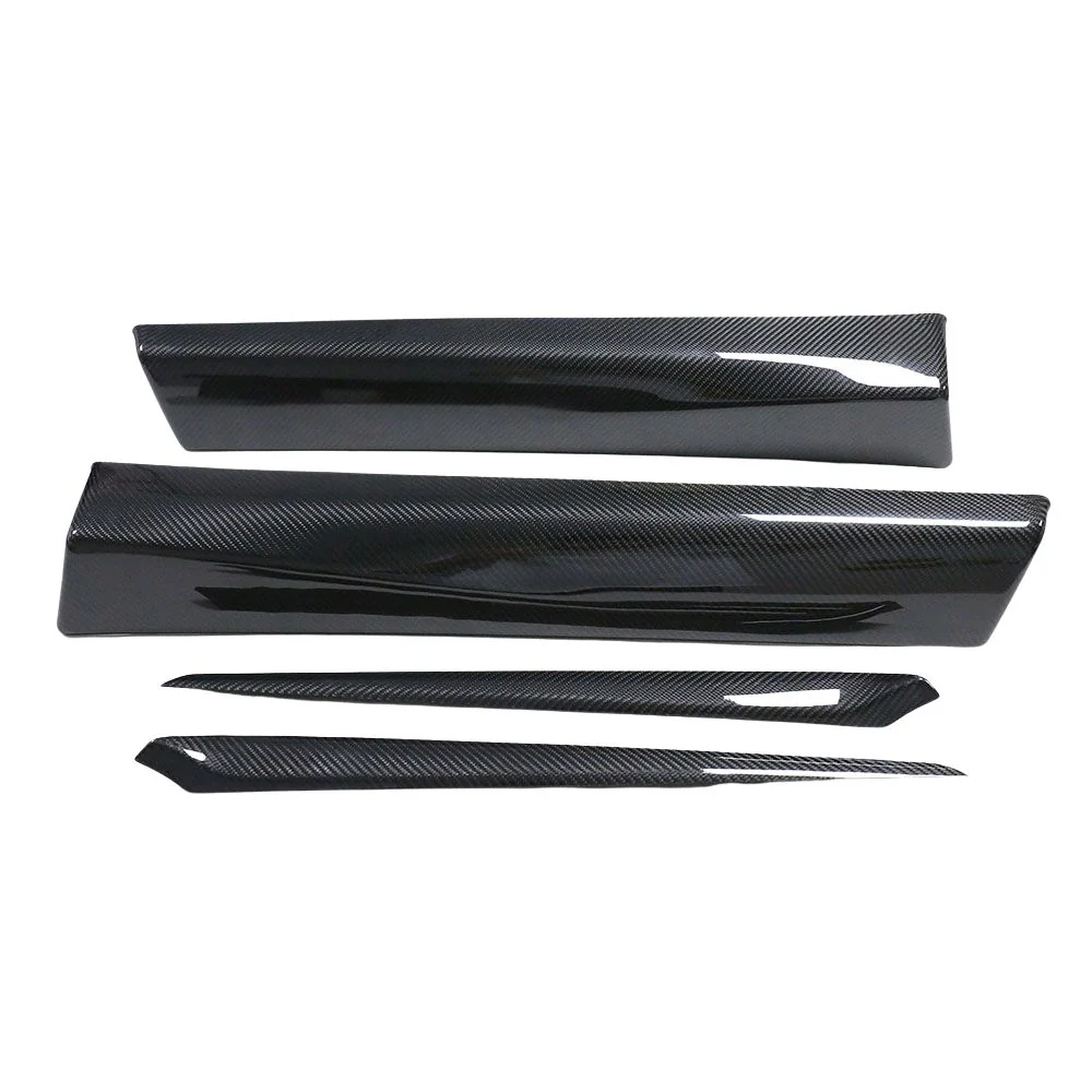 TESLA MODEL 3 FACELIFT 2023+ CARBON FIBRE INTERIOR DOOR PANEL TRIM ADD ON