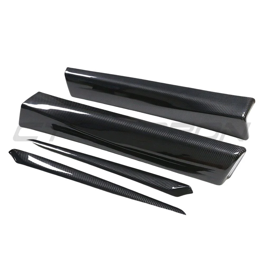 TESLA MODEL 3 FACELIFT 2023+ CARBON FIBRE INTERIOR DOOR PANEL TRIM ADD ON - Image 2