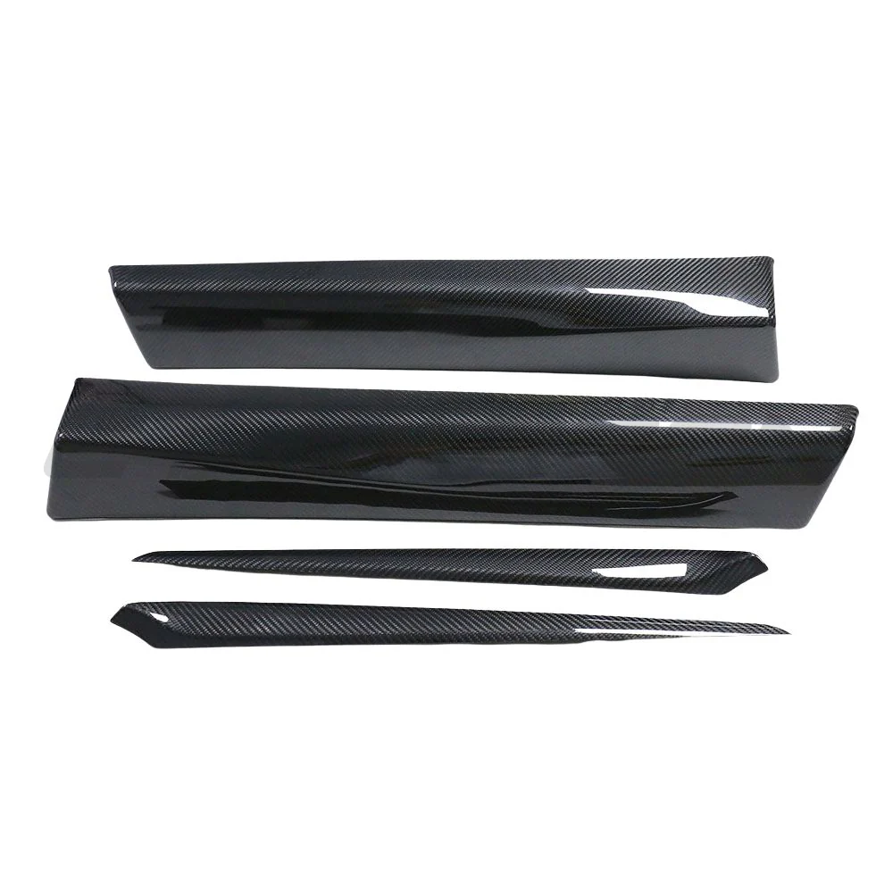 TESLA MODEL 3 FACELIFT 2023+ CARBON FIBRE INTERIOR DOOR PANEL TRIM ADD ON - Image 7