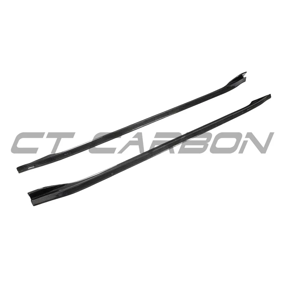 TESLA MODEL 3 2017-2023 CARBON FIBRE SIDE SKIRTS - Image 2