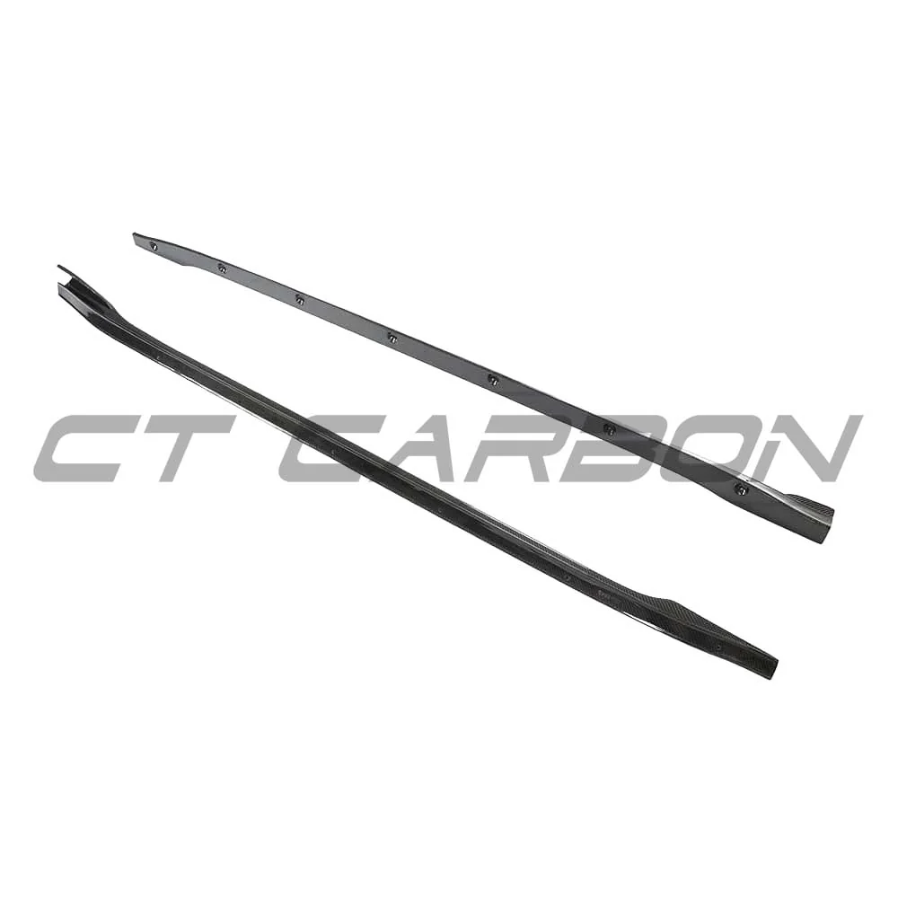 TESLA MODEL 3 2017-2023 CARBON FIBRE SIDE SKIRTS - Image 4