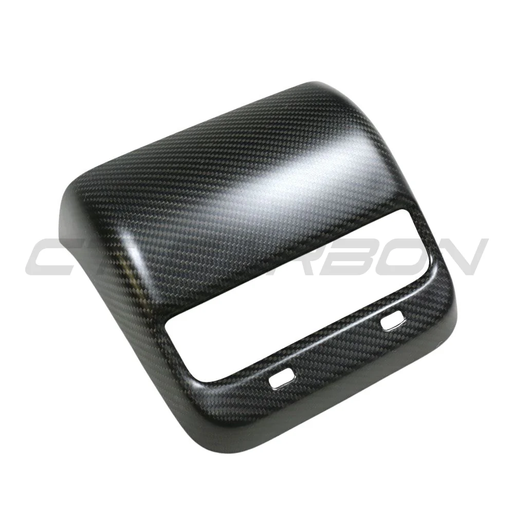 TESLA MODEL 3 & Y 2017+ CARBON FIBRE DOOR REAR AC TRIM COVER - Image 2