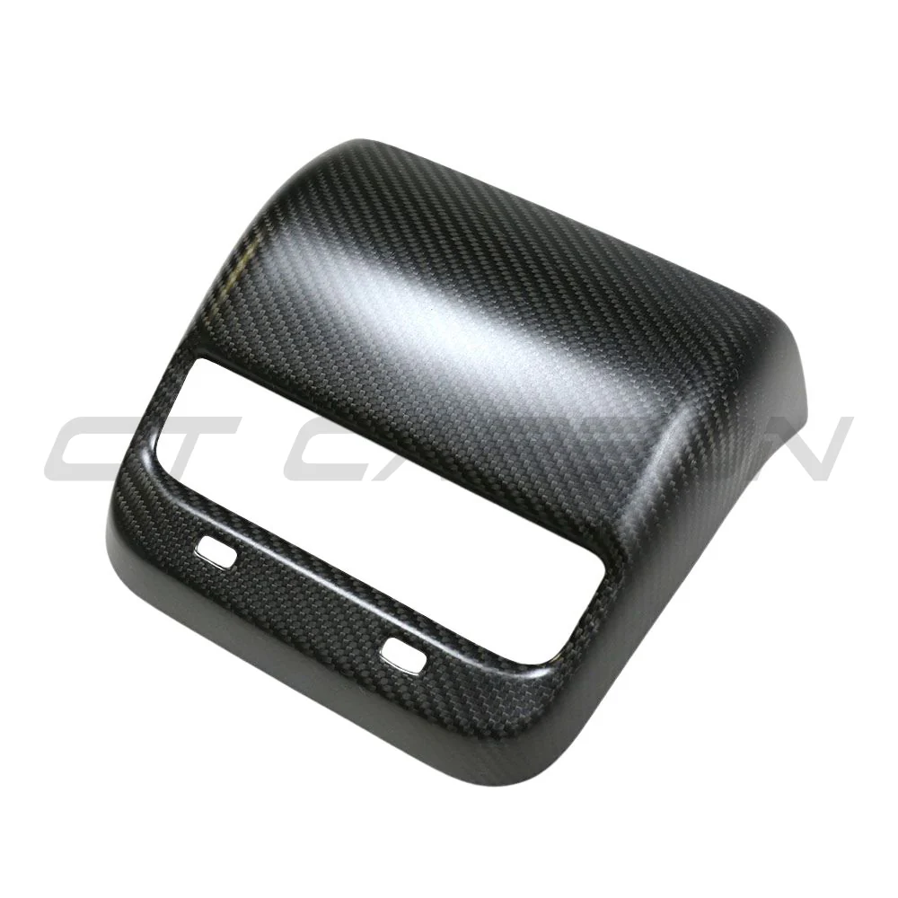 TESLA MODEL 3 & Y 2017+ CARBON FIBRE DOOR REAR AC TRIM COVER - Image 6