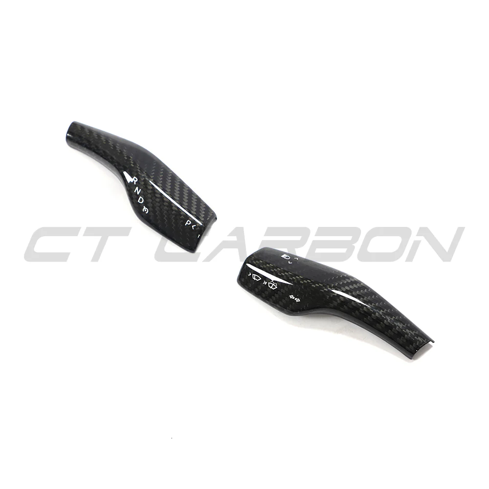 TESLA MODEL 3 & Y 2017+ CARBON FIBRE STALK COVER - Image 2