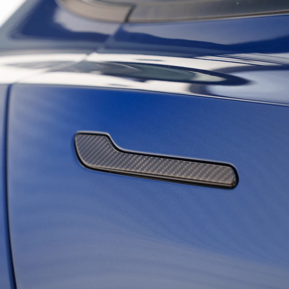 TESLA MODEL 3 & Y 2017+ MATTE CARBON FIBRE HANDLE COVERS - Image 3