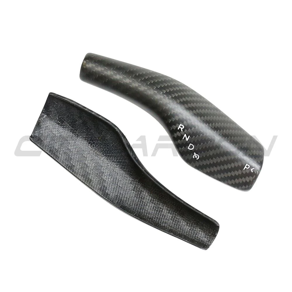 TESLA MODEL 3 & Y 2017+ MATTE CARBON FIBRE STALK COVER - Image 4