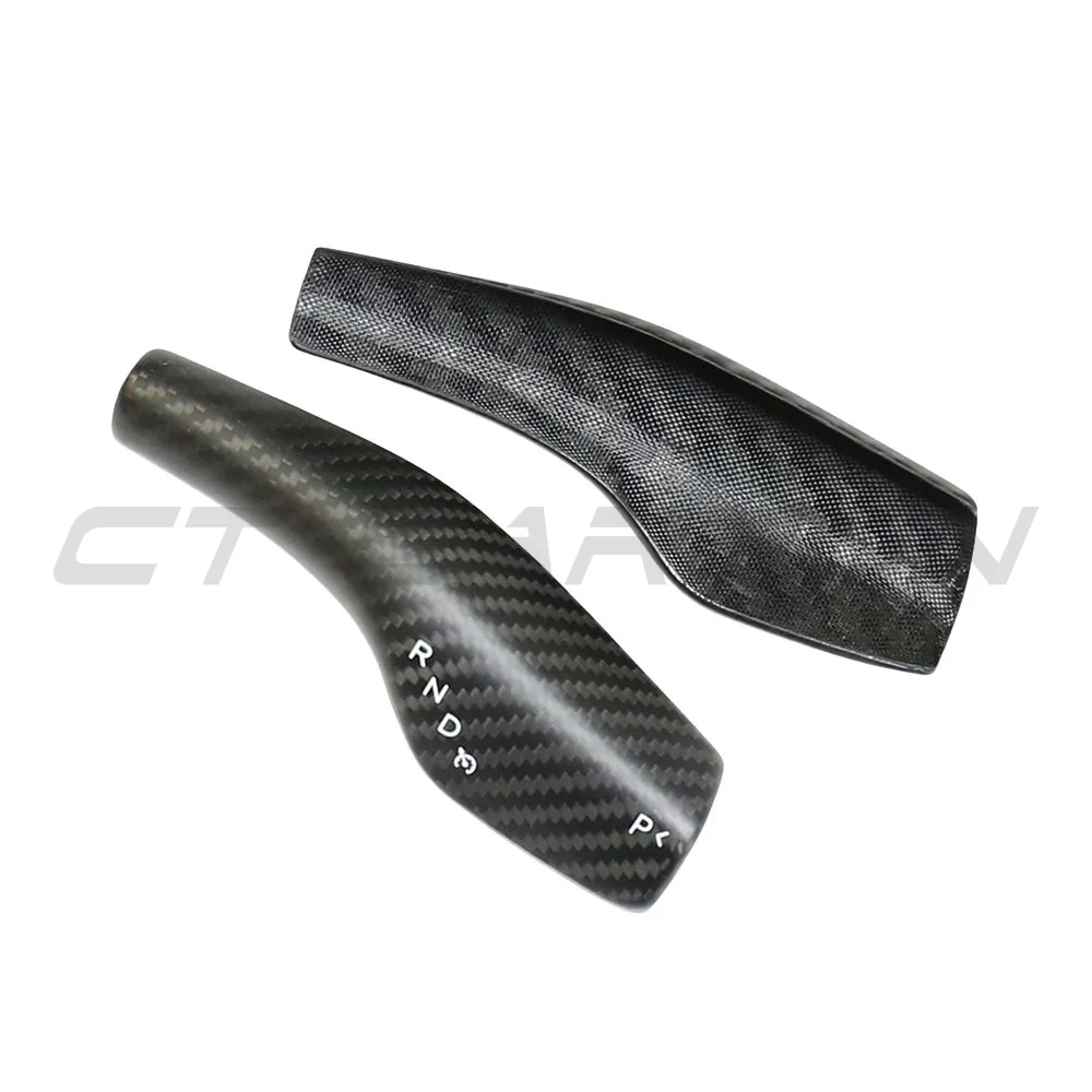 TESLA MODEL 3 & Y 2017+ MATTE CARBON FIBRE STALK COVER - Image 8