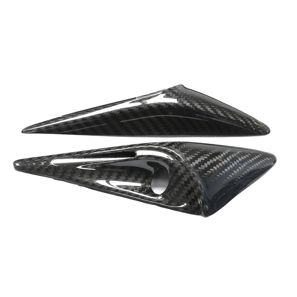 TESLA MODEL S 2021+ FACELIFT CARBON FIBRE SIDE CAMERA COVER ADD ON