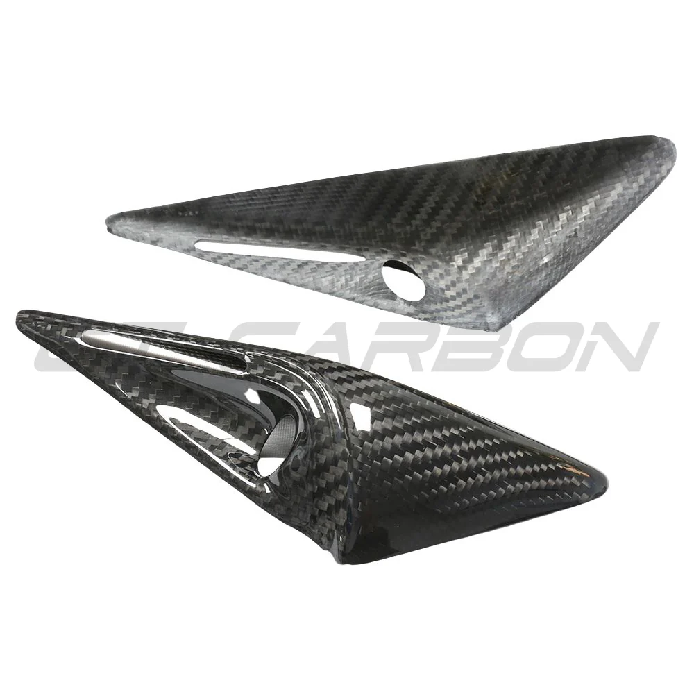 TESLA MODEL S 2021+ FACELIFT CARBON FIBRE SIDE CAMERA COVER ADD ON - Image 5