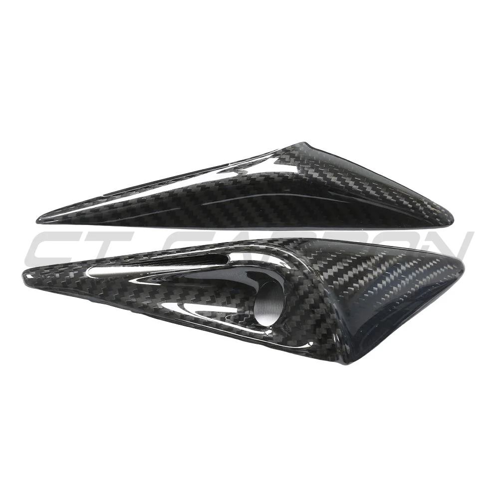TESLA MODEL S 2021+ FACELIFT CARBON FIBRE SIDE CAMERA COVER ADD ON - Image 8