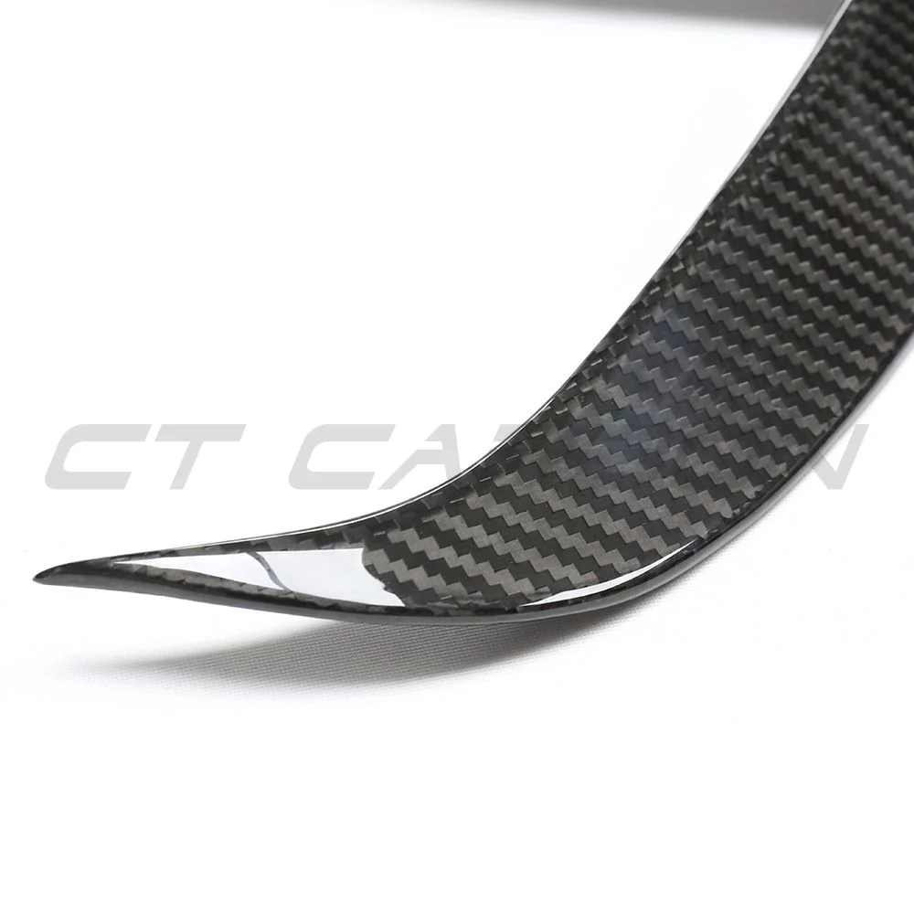 TESLA MODEL S 2021+ FACELIFT CARBON FIBRE FRONT BUMPER CANARDS - Image 4