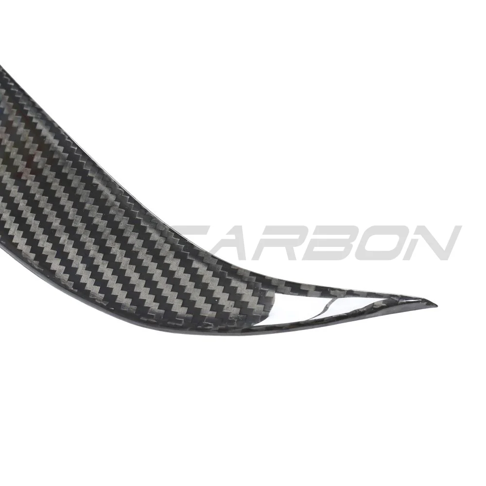 TESLA MODEL S 2021+ FACELIFT CARBON FIBRE FRONT BUMPER CANARDS - Image 5
