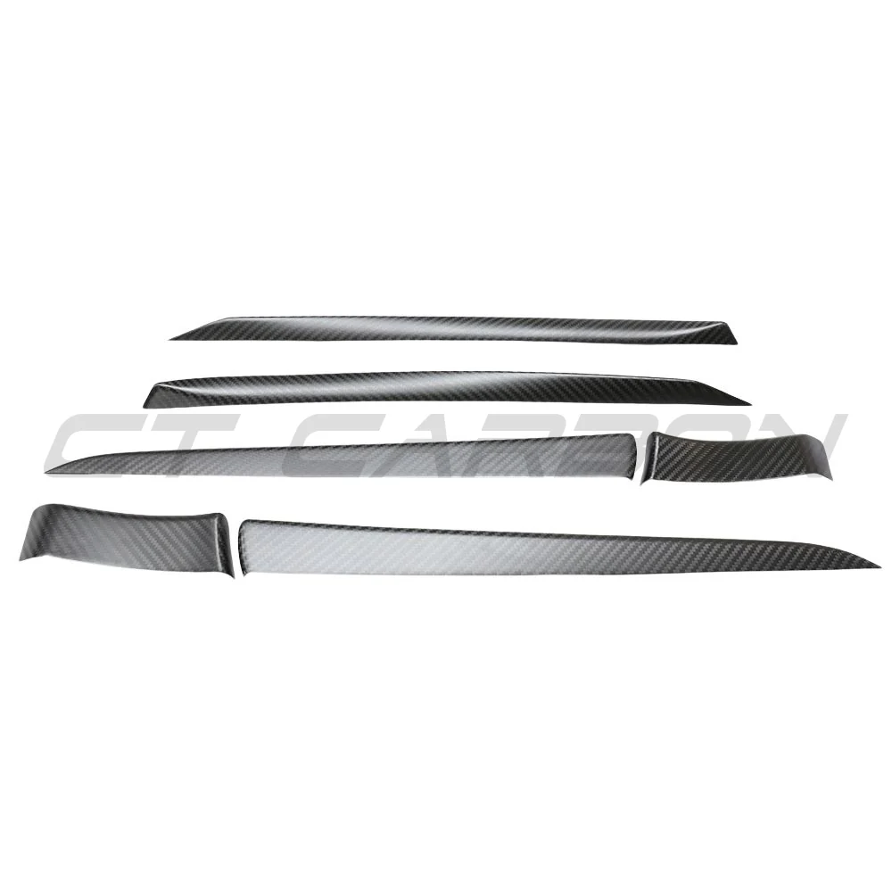 TESLA MODEL S 2021+ FACELIFT MATTE CARBON FIBRE DOOR TRIM ADD ON - Image 2