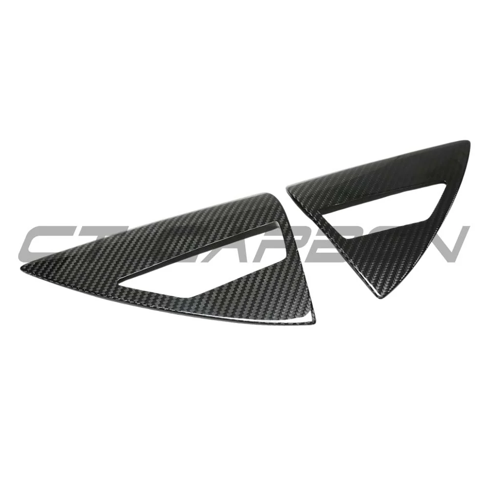 TESLA MODEL Y 2025+ FACELIFT DRY CARBON FIBRE CHARGING LAMP COVER - V1 - Image 3