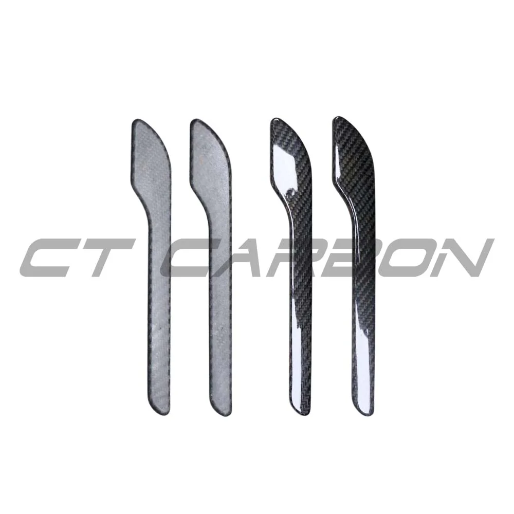 TESLA MODEL Y 2025+ FACELIFT DRY CARBON FIBRE DOOR HANDLE COVER - Image 3