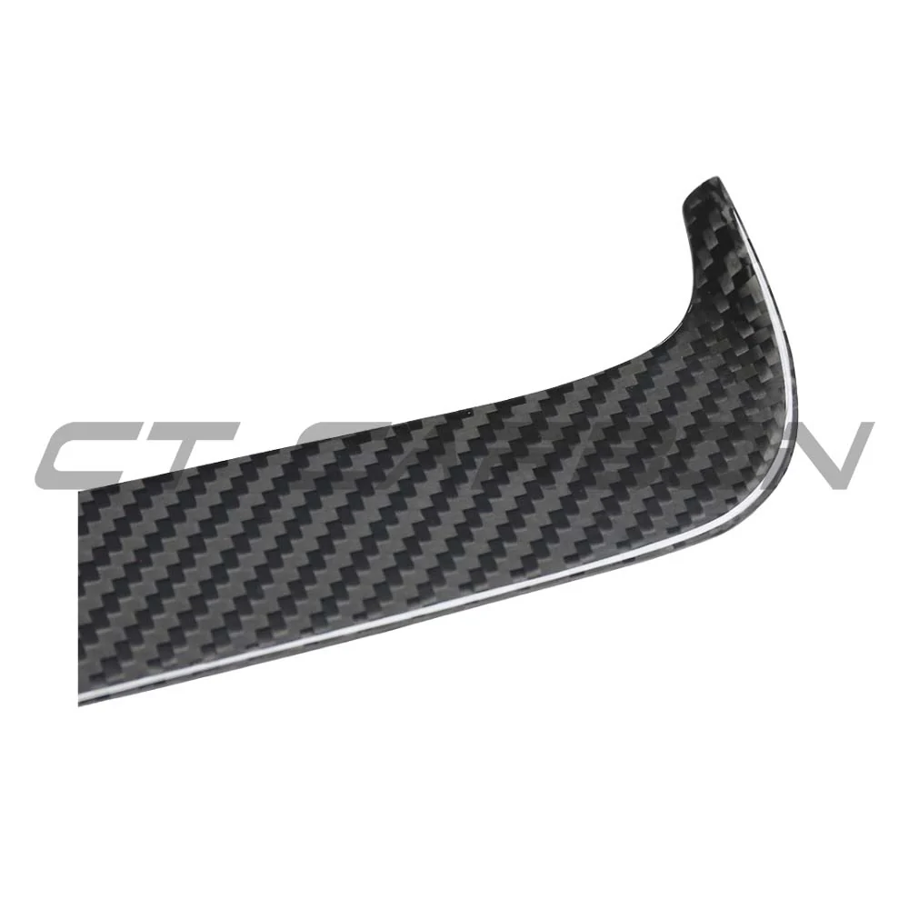 TESLA MODEL Y 2025+ FACELIFT DRY CARBON FIBRE LOWER DASHBOARD COVER - Image 3