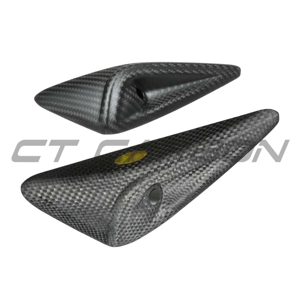 TESLA MODEL Y 2025+ FACELIFT DRY CARBON FIBRE MATTE SIDE CAMERA COVER - V1 - Image 3