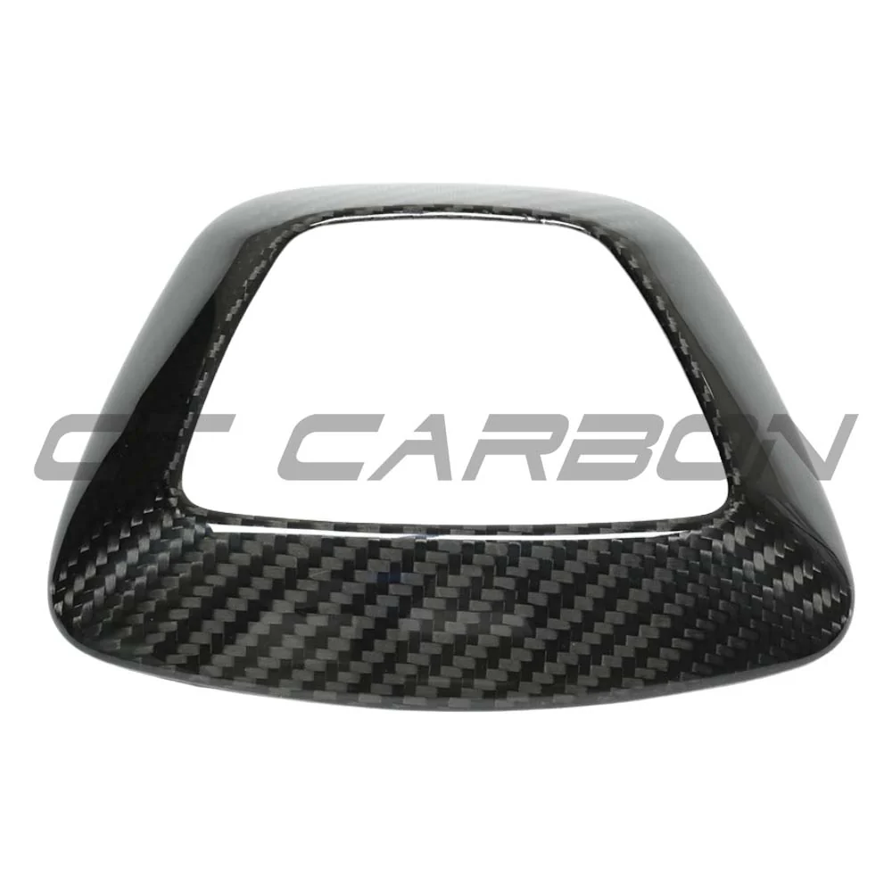 TESLA MODEL Y 2025+ FACELIFT DRY CARBON FIBRE STEERING WHEEL AIRBAG COVER - V1 - Image 2