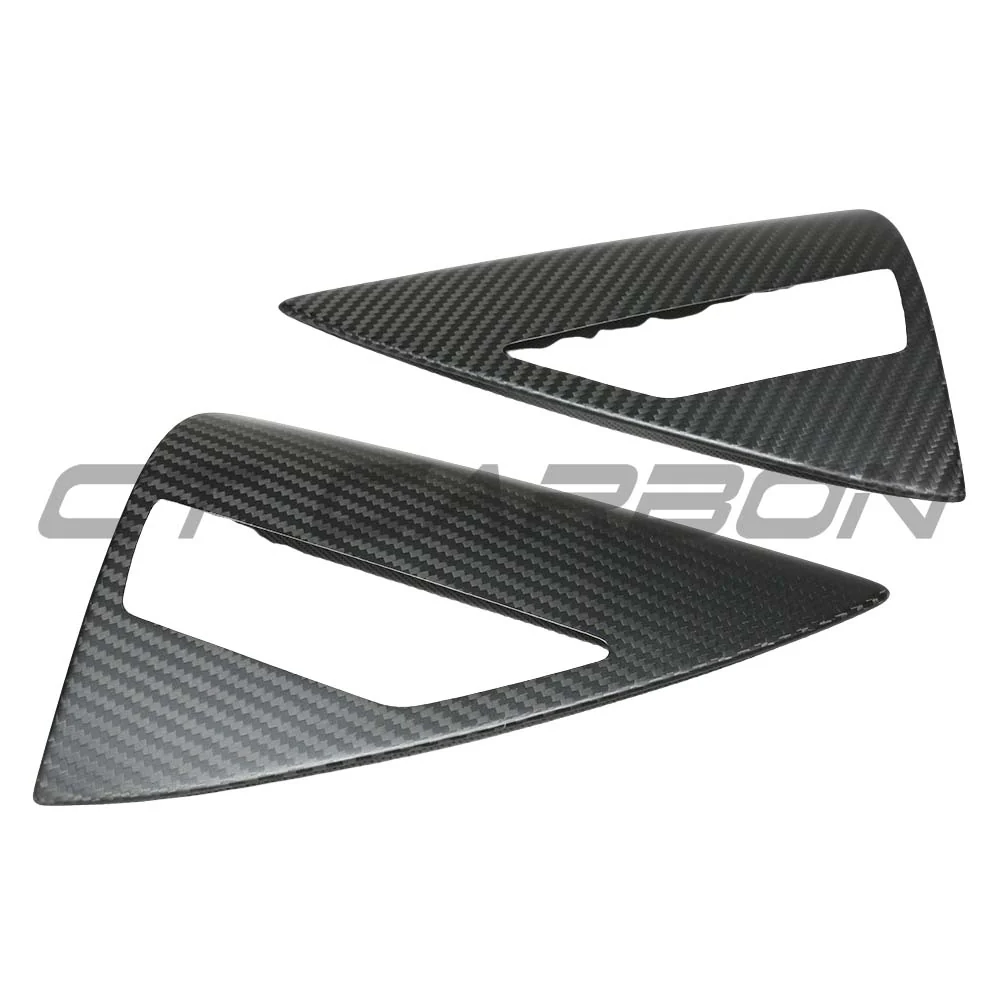 TESLA MODEL Y 2025+ FACELIFT MATTE DRY CARBON FIBRE CHARGING LAMP COVER - V1 - Image 2