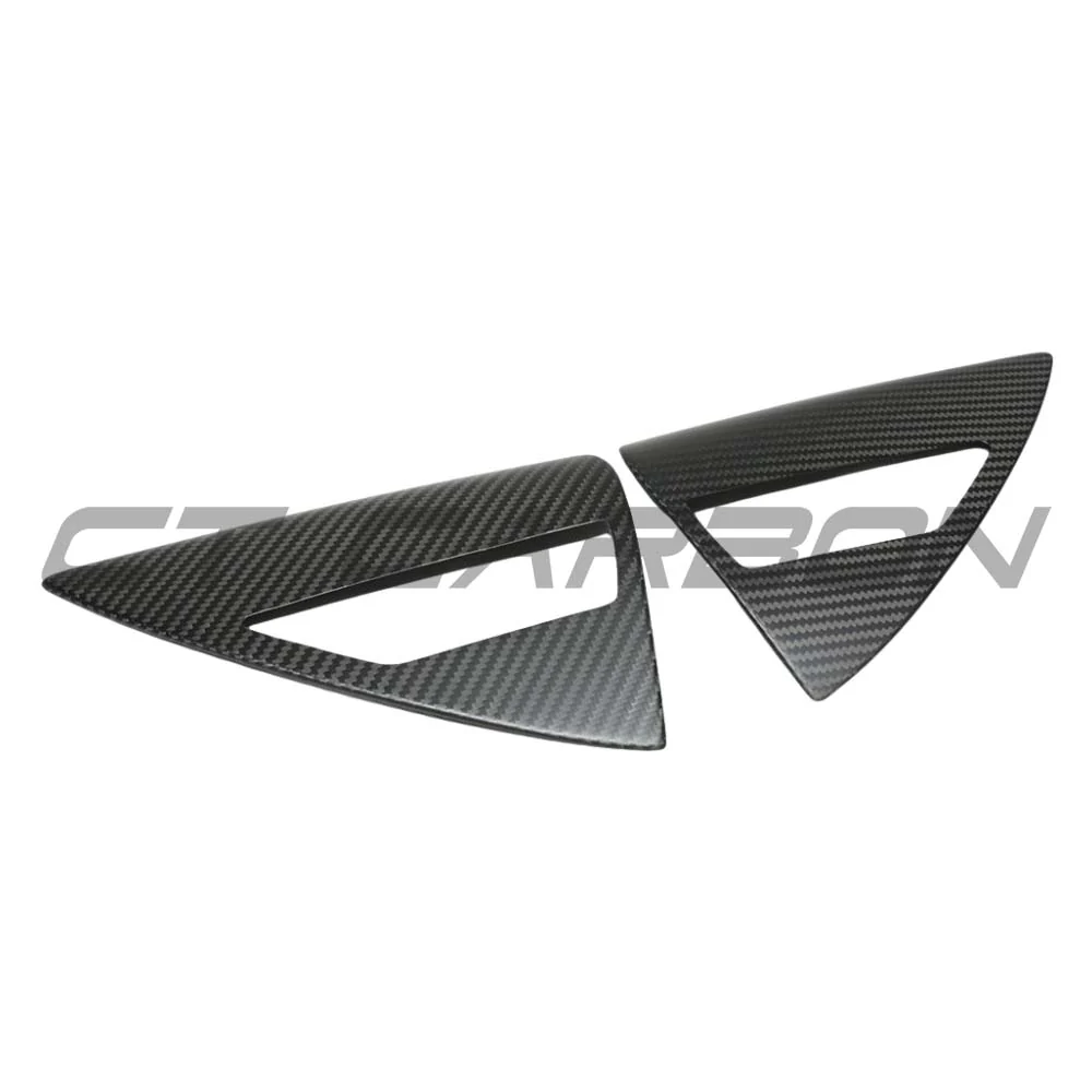 TESLA MODEL Y 2025+ FACELIFT MATTE DRY CARBON FIBRE CHARGING LAMP COVER - V1 - Image 3
