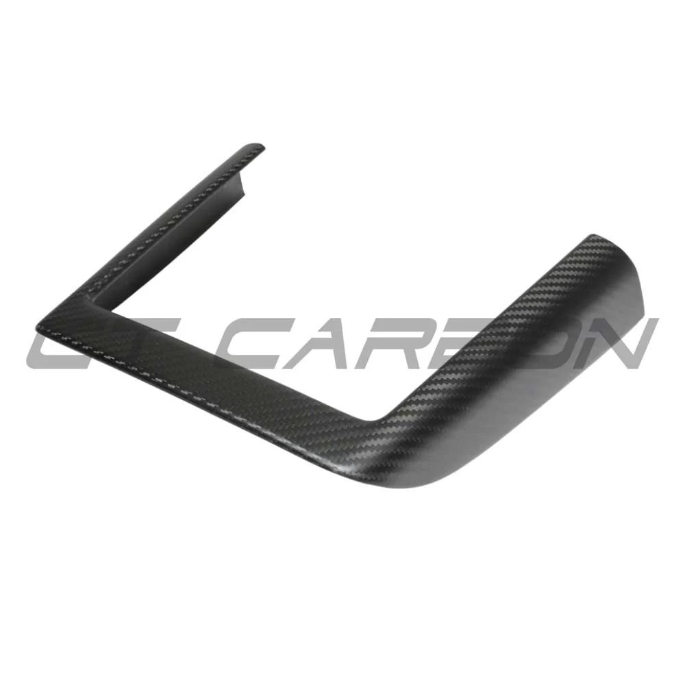 TESLA MODEL Y 2025+ FACELIFT MATTE DRY CARBON WIRELESS CHARGER FRAME COVER - V1 - Image 3