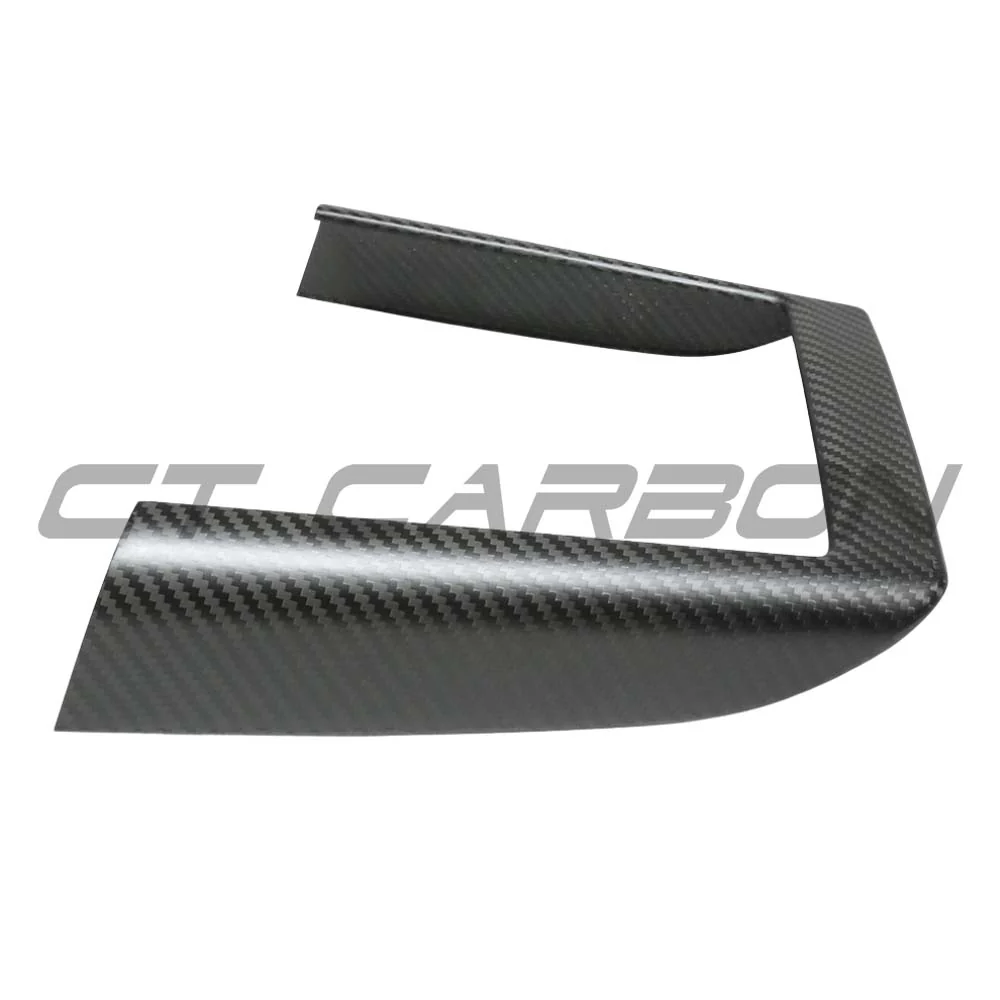 TESLA MODEL Y 2025+ FACELIFT MATTE DRY CARBON WIRELESS CHARGER FRAME COVER - V1 - Image 4