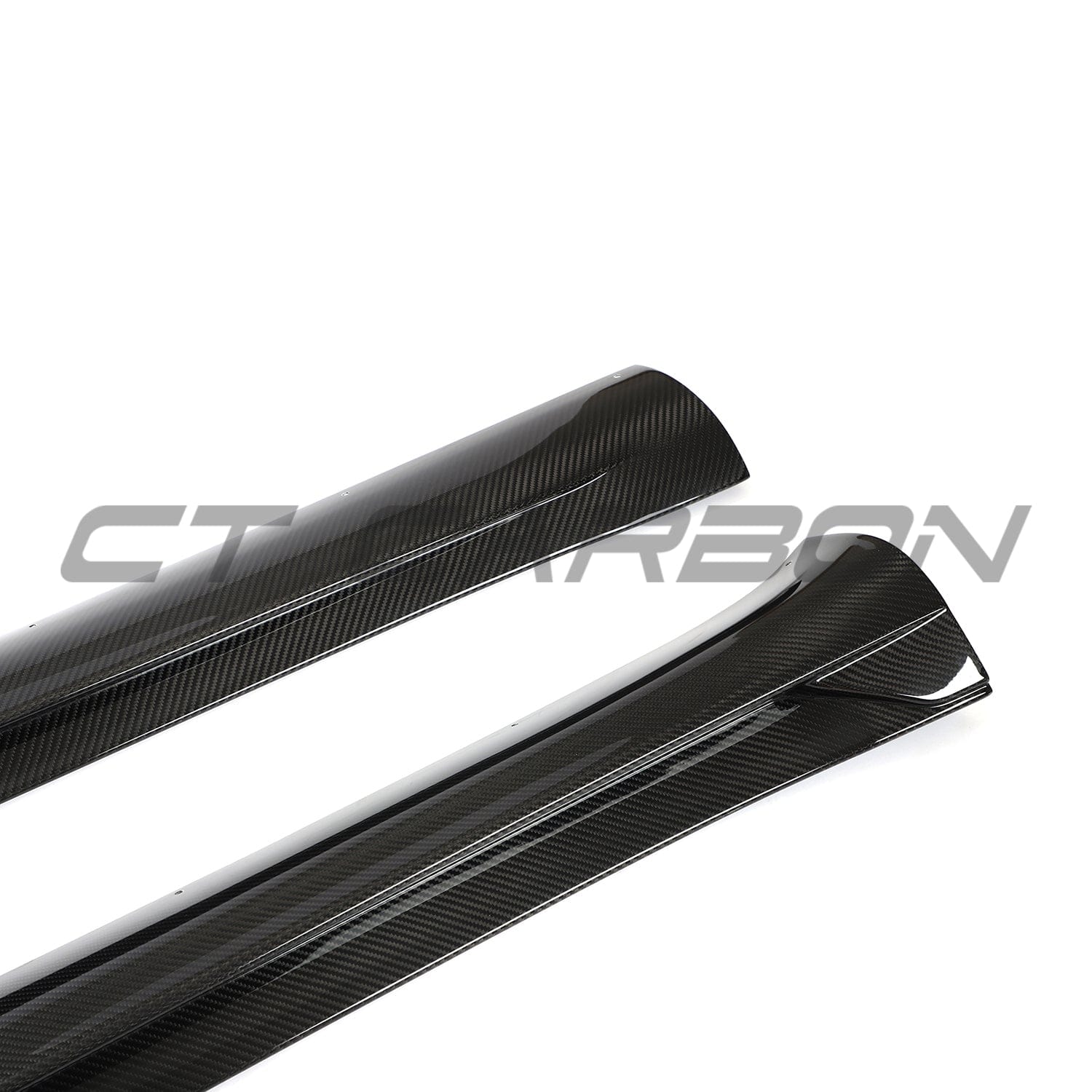 TESLA MODEL Y MK1 2020-2025 CARBON FIBRE SIDE SKIRTS - Image 5