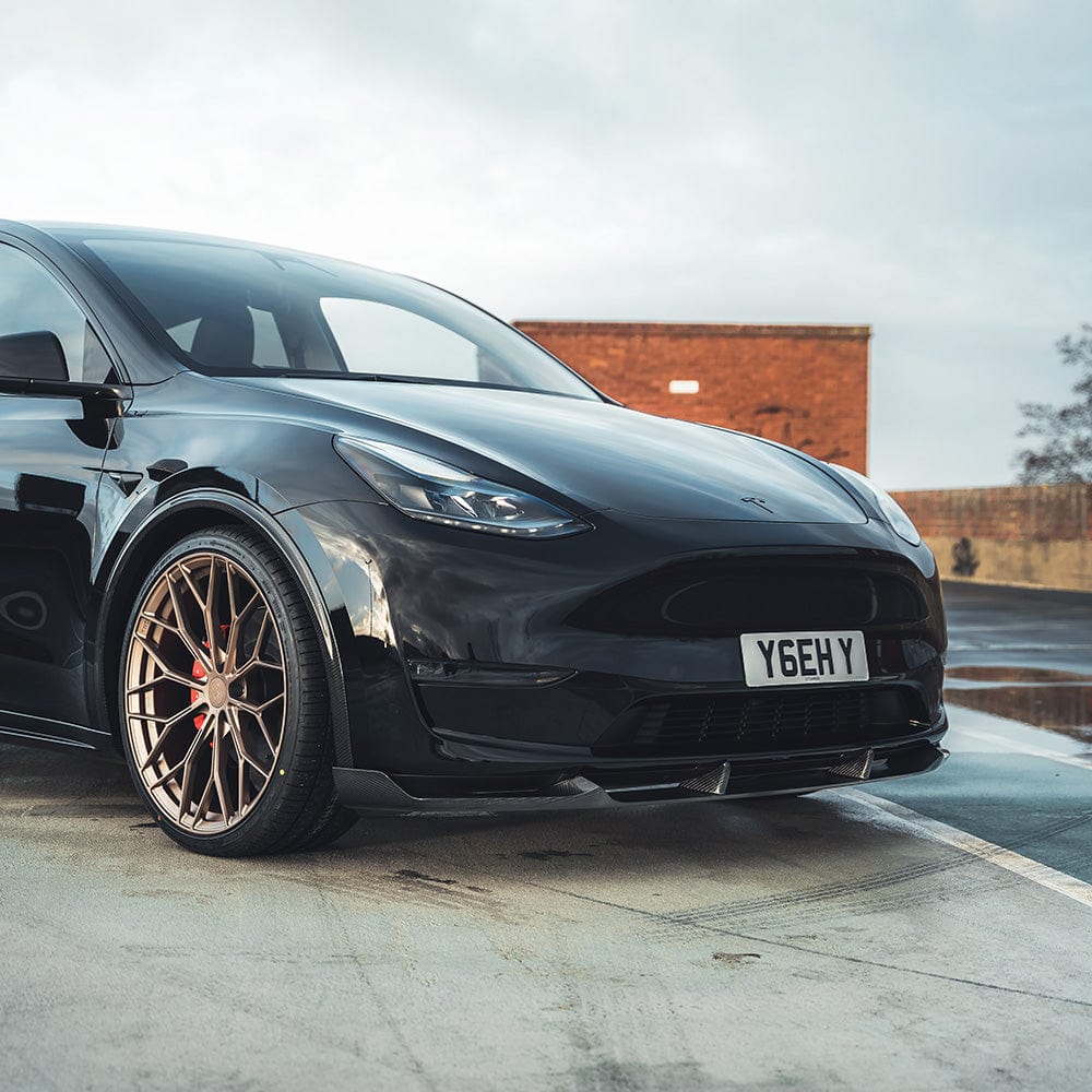 TESLA MODEL Y MK1 2020-2025 CARBON FIBRE SPLITTER - Image 4