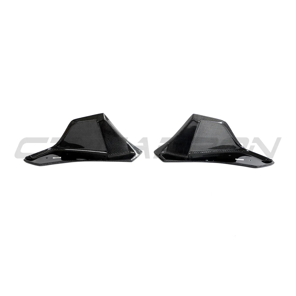 TOYOTA SUPRA 2019+ A90 CARBON FIBRE FRONT BUMPER CORNERS - Image 4