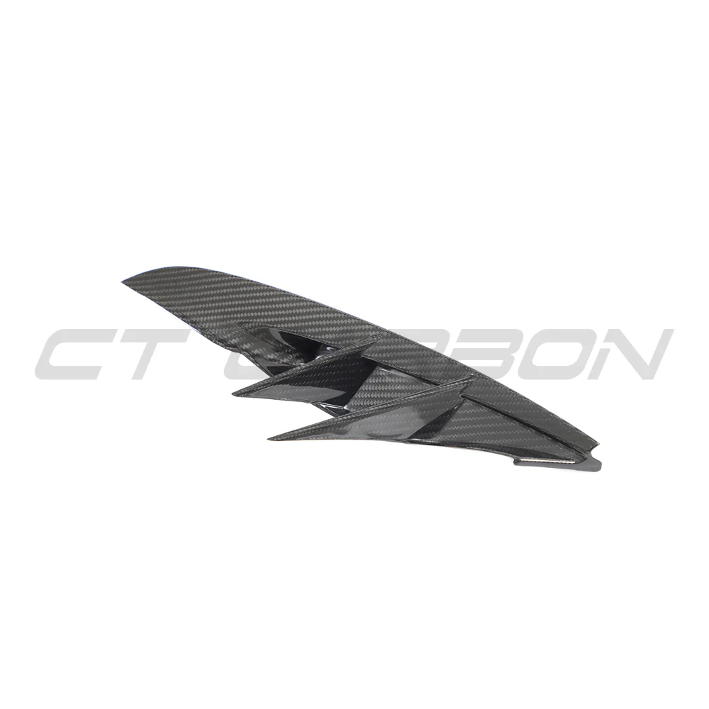 TOYOTA SUPRA 2019+ A90 CARBON FIBRE FRONT BUMPER VENT TRIM - Image 6