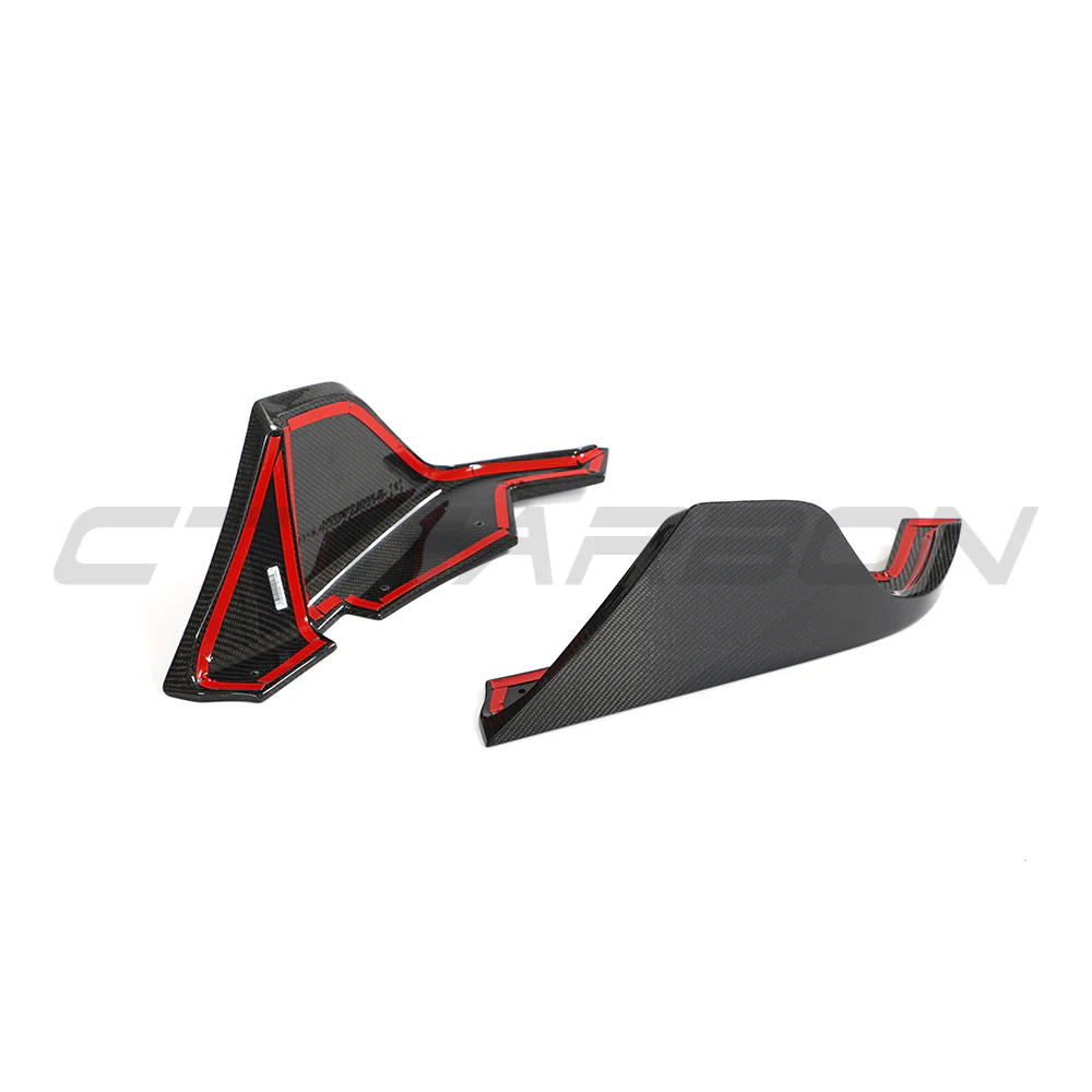 TOYOTA SUPRA 2019+ A90 CARBON FIBRE REAR BUMPER CORNERS - Image 6