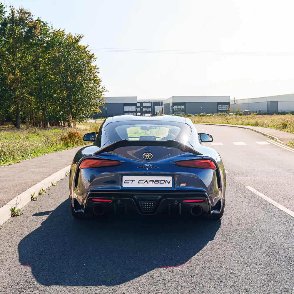 TOYOTA SUPRA 2019+ A90 CARBON FIBRE DIFFUSER ADD ON - Image 5