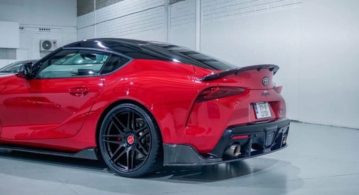 TOYOTA SUPRA 2019+ A90 CARBON FIBRE DIFFUSER - V1 - Image 3