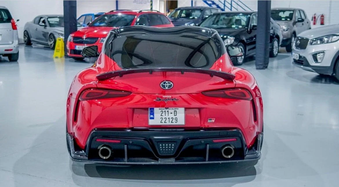 TOYOTA SUPRA 2019+ A90 CARBON FIBRE DIFFUSER - V1 - Image 4