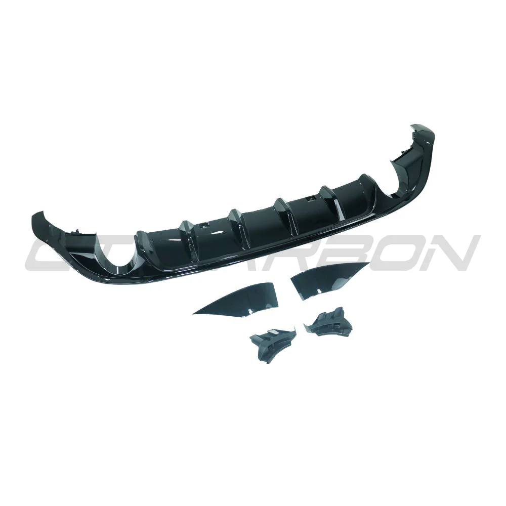 VOLKSWAGEN GOLF GTI/GTD MK7/7.5 2017-2020 GLOSS BLACK DIFFUSER - Image 3